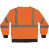 image:imageErgodyne Unisex Adult Glowear 8312bk Essential Hivis Hooded Zipup Sweatshirt  Type R Class 3 Black BottomOrange