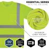 image:imageErgodyne Unisex Adult Glowear 8367 Essential Hivis TShirt  Type R Class 3Lime