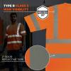 image:imageErgodyne Unisex Adult Glowear 8367 Essential Hivis TShirt  Type R Class 3Orange