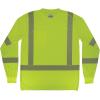 image:imageErgodyne Unisex Adult Glowear 8370 Performance Hivis Long Sleeve TShirt  Type R Class 3Lime