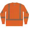 image:imageErgodyne Unisex Adult Glowear 8370 Performance Hivis Long Sleeve TShirt  Type R Class 3Orange