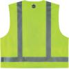 image:imageErgodyne Unisex Class 2 Economy Surveyors Vest  Zipper Tools Orange SmallMedium USLime
