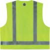 image:imageErgodyne Unisex Class 2 Economy Surveyors Vest  Zipper Tools Orange SmallMedium USLime