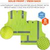 image:imageErgodyne Unisex Class 2 Economy Surveyors Vest  Zipper Tools Orange SmallMedium USLime