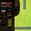 image:imageErgodyne Unisex Class 2 Economy Surveyors Vest  Zipper Tools Orange SmallMedium USLime