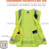 image:imageErgodyne Unisex Class 2 Economy Surveyors Vest  Zipper Tools Orange SmallMedium USLime