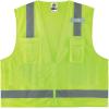 image:imageErgodyne Unisex Class 2 Economy Surveyors Vest  Zipper Tools Orange SmallMedium USLime