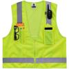 image:imageErgodyne Unisex Class 2 Economy Surveyors Vest  Zipper Tools Orange SmallMedium USLime