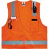 image:imageErgodyne Unisex Class 2 Economy Surveyors Vest  Zipper Tools Orange SmallMedium USOrange