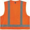 image:imageErgodyne Unisex Class 2 Economy Surveyors Vest  Zipper Tools Orange SmallMedium USOrange