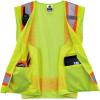 image:imageErgodyne Unisex Twotone Class 2 Two Tone Surveyors Vest Orange SmallMedium USLime