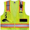 image:imageErgodyne Unisex Twotone Class 2 Two Tone Surveyors Vest Orange SmallMedium USLime