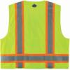 image:imageErgodyne Unisex Twotone Class 2 Two Tone Surveyors Vest Orange SmallMedium USLime