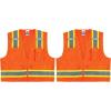 image:imageErgodyne Unisex Twotone Class 2 Two Tone Surveyors Vest Orange SmallMedium USOrange