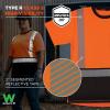 image:imageErgodyne Womens Glowear 8276bk Womens Performance Hivis TShirt  Type R Class 2 Black BottomOrange
