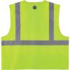 image:imageErgodyne unisexadult High Visibility Reflective Safety Vest Type R Class 2 Two Exterior Pockets Hook amp Loop ClosureLime