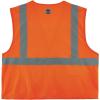 image:imageErgodyne unisexadult High Visibility Reflective Safety Vest Type R Class 2 Two Exterior Pockets Hook amp Loop ClosureOrange