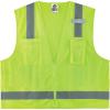 image:imageErgodyne Unisex Class 2 Economy Surveyors Vest  Zipper Tools Orange SmallMedium USLime