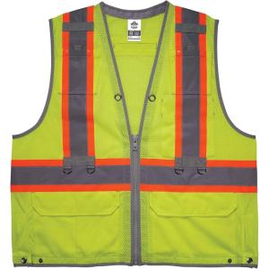 image:imageErgodyne GloWear 8231TV Hi Vis Tool Tethering Safety Vest  Type R Class 2 Dual CertifiedXXLarge3XLarge