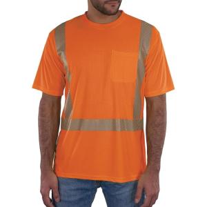 image:imageErgodyne Unisex Adult Glowear 8292 Performance Hivis TShirt  Type R Class 2Orange