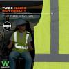 image:imageErgodyne GloWear 8210HLWS Womens HighVisibility Vest Type R Class 2 Hook amp Loop HiVis Vests for WomenLime