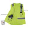 image:imageErgodyne GloWear 8210HLWS Womens HighVisibility Vest Type R Class 2 Hook amp Loop HiVis Vests for WomenLime