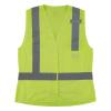 image:imageErgodyne GloWear 8210HLWS Womens HighVisibility Vest Type R Class 2 Hook amp Loop HiVis Vests for WomenLime