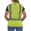 image:imageErgodyne GloWear 8210HLWS Womens HighVisibility Vest Type R Class 2 Hook amp Loop HiVis Vests for WomenLime