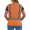 image:imageErgodyne GloWear 8210HLWS Womens HighVisibility Vest Type R Class 2 Hook amp Loop HiVis Vests for WomenOrange
