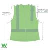 image:imageErgodyne GloWear 8210HLWS Womens HighVisibility Vest Type R Class 2 Hook amp Loop HiVis Vests for WomenOrange