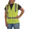 image:imageErgodyne GloWear 8210HLWS Womens HighVisibility Vest Type R Class 2 Hook amp Loop HiVis Vests for WomenLime