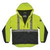 image:imageErgodyne GloWear 8275 Hi Vis Class 2 Reflective Workwear Jacket Sherpa Fleece Lined Heavy Duty Type RLime