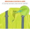 image:imageErgodyne GloWear 8365BK Rain Jacket Black Bottom High Visibility Reflective ANSI CompliantLarge