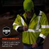 image:imageErgodyne GloWear 8379 Hi Vis Winter Bomber JacketLime