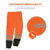 image:imageErgodyne GloWear 8910BK High Visibility Mesh Reflective Safety Pants ANSI Class E Black Bottom