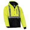 image:imageErgodyne GloWear 8275 Hi Vis Class 2 Reflective Workwear Jacket Sherpa Fleece Lined Heavy Duty Type RLime