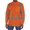 image:imageErgodyne GloWear 8368 Hi Vis Safety Shirt Type R Class 3 Reflective Long Sleeve ShirtOrange