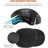 image:imageErgodyne  23339 Lightweight Bump Cap with LED Brim Lighting Baseball Hat Style Long Brim Skullerz 8965NavyBlack
