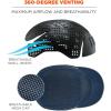 image:imageErgodyne  23339 Lightweight Bump Cap with LED Brim Lighting Baseball Hat Style Long Brim Skullerz 8965NavyNavy