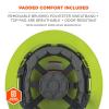 image:imageErgodyne 8964 Full Brim Safety Helmet Type 2 Class C Hard Hat with Chin Strap Adjustable Venting ANSIISEA Z8912014Lime