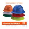 image:imageErgodyne 8964 Full Brim Safety Helmet Type 2 Class C Hard Hat with Chin Strap Adjustable Venting ANSIISEA Z8912014Lime