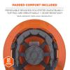 image:imageErgodyne 8964 Full Brim Safety Helmet Type 2 Class C Hard Hat with Chin Strap Adjustable Venting ANSIISEA Z8912014Orange