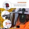 image:imageErgodyne 8964 Full Brim Safety Helmet Type 2 Class C Hard Hat with Chin Strap Adjustable Venting ANSIISEA Z8912014Orange