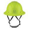 image:imageErgodyne Skullerz 8963 Full Brim Safety Helmet Type 2 Class E Hard Hat with Chin Strap ANSIISEA Z8912014Lime