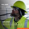 image:imageErgodyne Skullerz 8963 Full Brim Safety Helmet Type 2 Class E Hard Hat with Chin Strap ANSIISEA Z8912014Lime