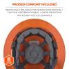 image:imageErgodyne Skullerz 8963 Full Brim Safety Helmet Type 2 Class E Hard Hat with Chin Strap ANSIISEA Z8912014Orange