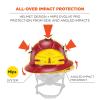 image:imageErgodyne Skullerz 8963MIPS Full Brim Safety Helmet with MIPS Type 2 Class E Hard Hat with Chin StrapRed