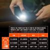 image:imageErgodyne Skullerz 8965Fx Safety Bump Cap Hat with Rechargeable LED Light Long Brim Length Lightweight Head Protection