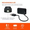 image:imageErgodyne Skullerz 8965Fx Safety Bump Cap Hat with Rechargeable LED Light Long Brim Length Lightweight Head Protection