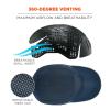 image:imageErgodyne Skullerz 8965Fx Safety Bump Cap Hat with Rechargeable LED Light Long Brim Length Lightweight Head Protection